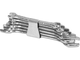 50590 KLUCZE PŁASKIE 6-22 MM, ZESTAW 8 SZT. CLIP