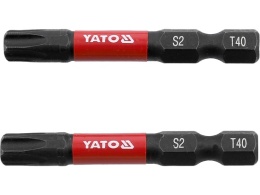 Bity udarowe 1/4'' x50mm Torx T40 Yato 2 szt