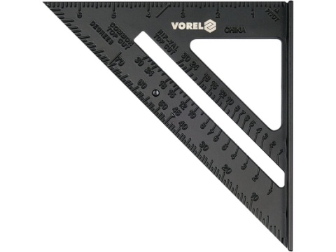 Kątownik aluminiowy ze stopką 250 mm Vorel