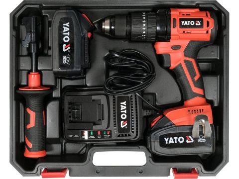 WIERTARKO-WKRĘTARKA UDAROWA 18V, 75 NM - DWA AKUMULATORY 3 AH