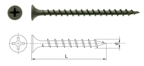 Wkręty do drewna 3,5x 35 mm 1kg