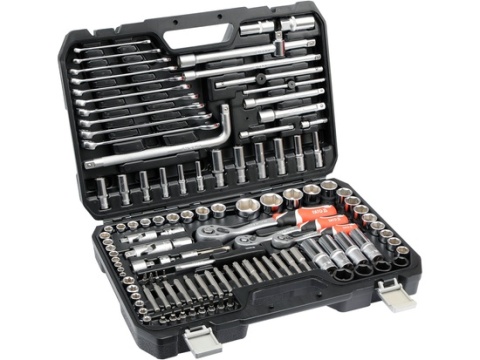ZESTAW NARZĘDZIOWY 1/4'', 3/8'' I 1/2'', 128 SZT.