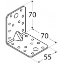 kątownik z przetłoczeniem 70x70x55x2,5