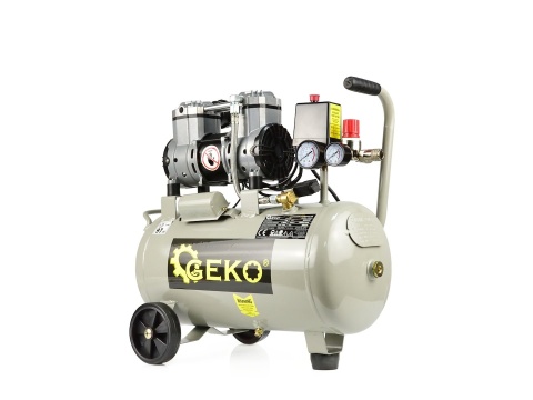 Kompresor bezolejowy dwutłokowy 24L 980W