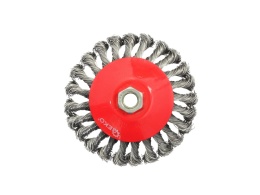 Szczotka druciana boczna pleciona 115mm na szlifierkę M14