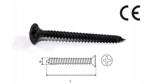 WKRĘTY DO PŁYT G/K METAL 3,5x35mm1kg