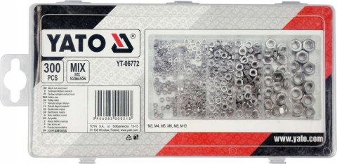 300 SZT NAKRĘTKI METRYCZNE MIX YT-06772 YATO