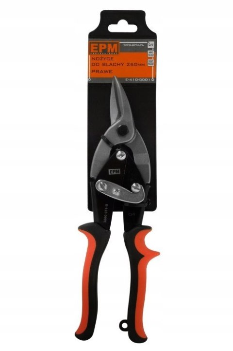 NOŻYCE DO BLACHY CR-V PRAWE 250MM E-410-0001 EPM