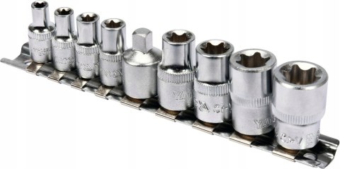 YATO KLUCZE NASADOWE TORX BIT E5-E16 9szt ZESTAW