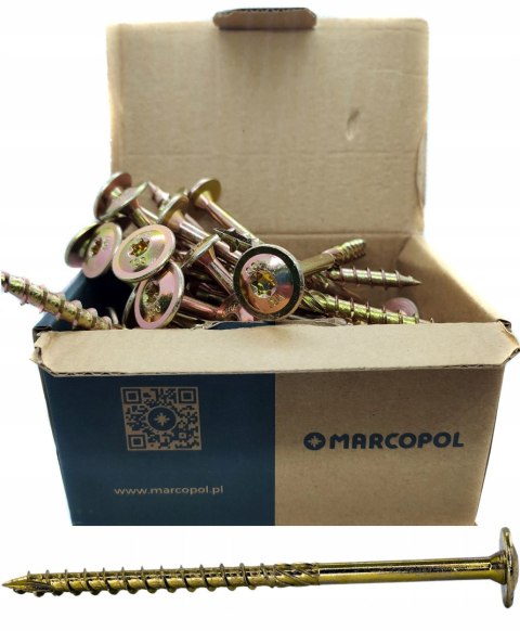 8x80 WKRĘTY CIESIELSKIE TORX TALERZ TALERZOWE 50szt